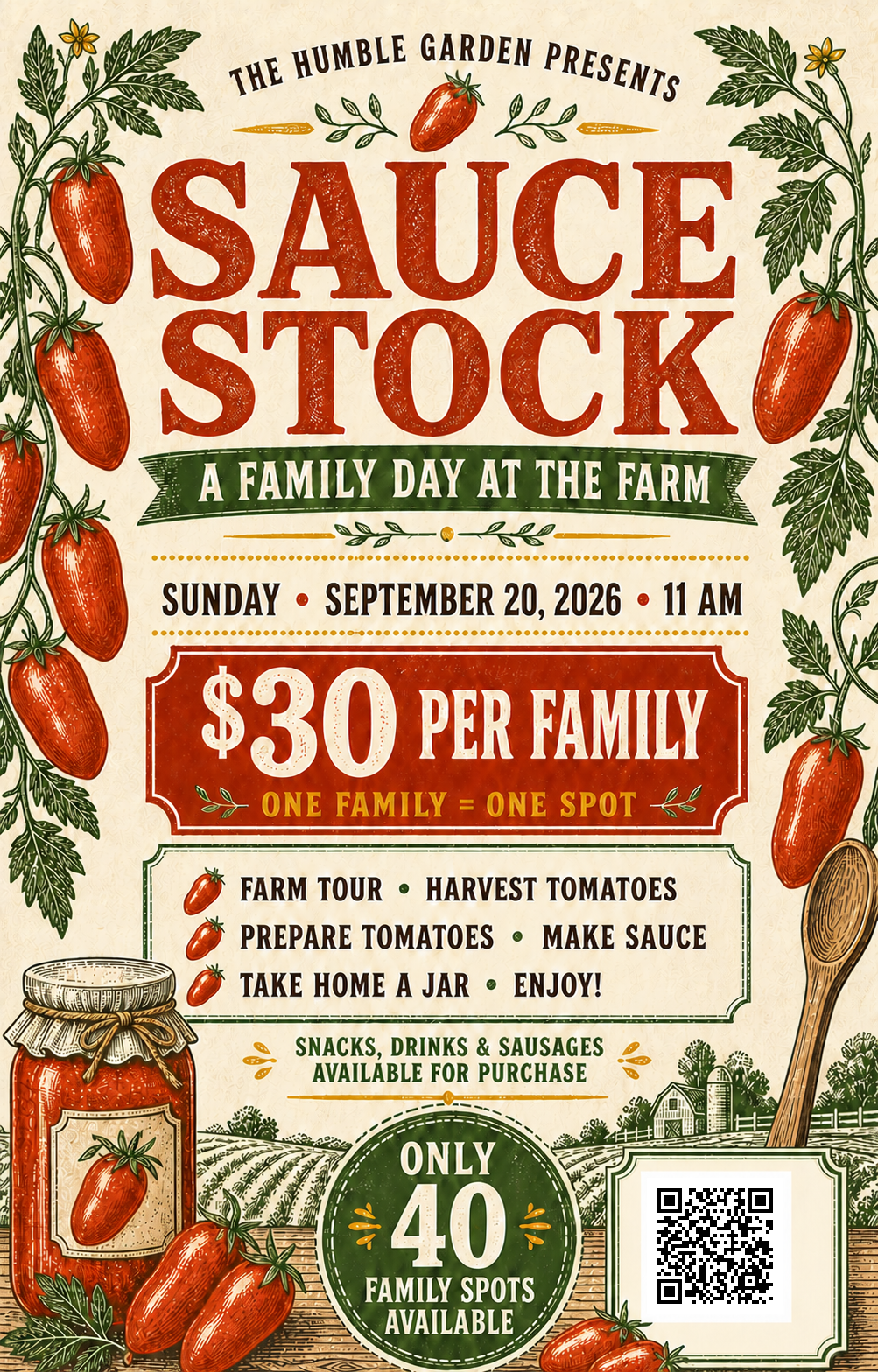 Illustrated Sauce Stock farm-day poster